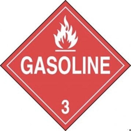 Accuform DOT PLACARD HAZARD CLASS 3  MPL304MG25 MPL304MG25